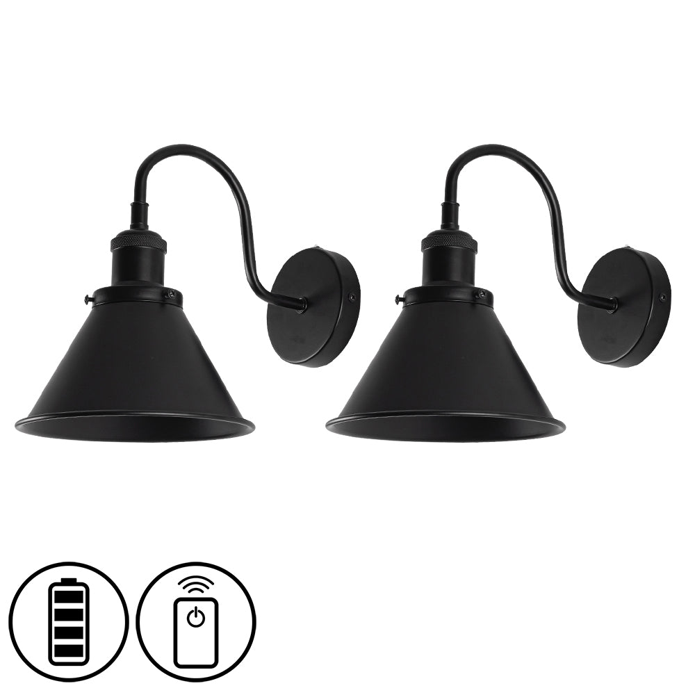 Nunu Lamp LED Rechargeable Battery Operated DIY Wireless Hook Up with Remote  Control Lighting Fixture Wall Sconces Modern Metal Shade, Nunu Lamp -  Online Shopping