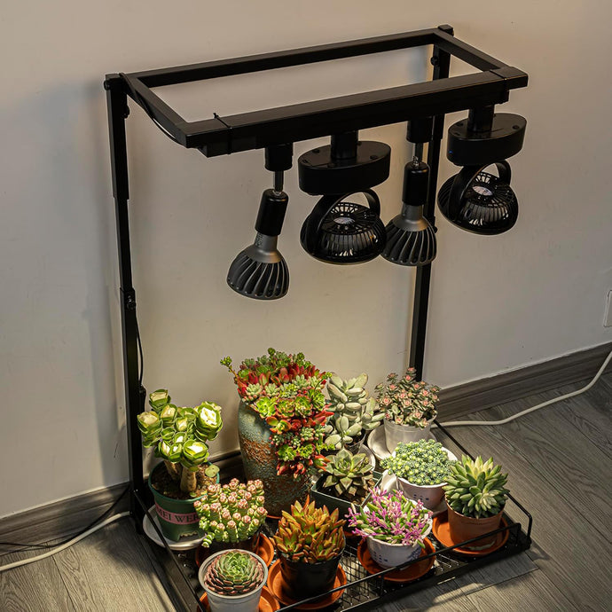 Revolutionize Your Plant Growth with Rotating Fans and Track Lights