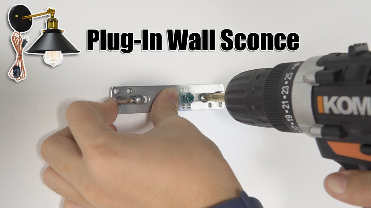 How to Install a Plug-In Wall Sconce – Nunu Lighting