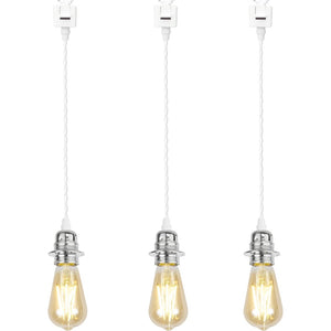 Track Pendant Lights with Aluminum Holder, Lighting Fixture for Kitchen Island Hallway