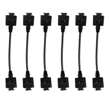 Load image into Gallery viewer, 6-Pack 5.9 Inches Length Track Extension Cord Easy to Use No Wiring Required Customized Wire Length