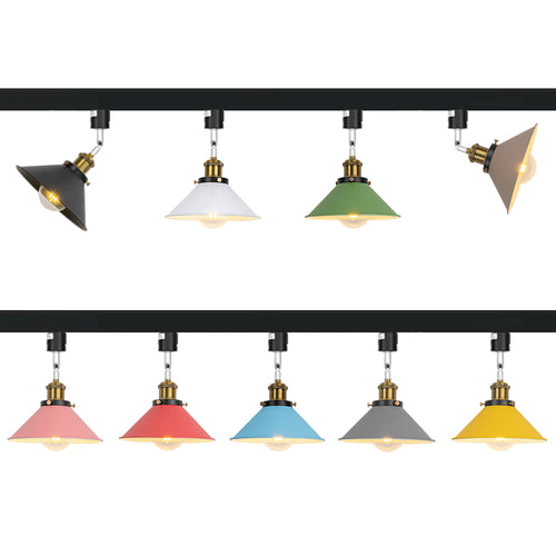 Nine Colors Metal Track Light Adjusted Angle Lighting Classic Design Customizable