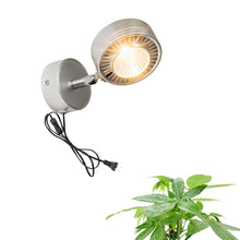 Load image into Gallery viewer, Silver Plant Lights Full Spectrum LED 10W Warm Light Corded Spot Lamp Imitation Sunlight For Plants