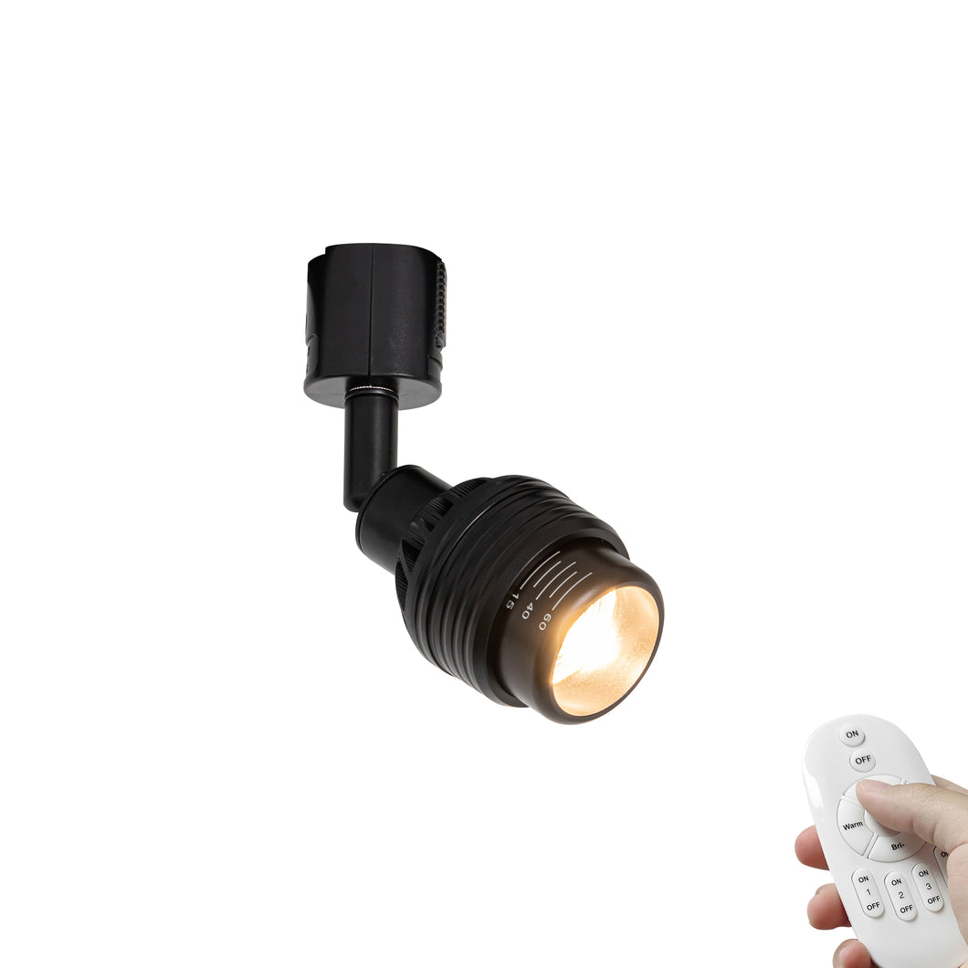 Track Lamp Remote Dimmable Spotlight Adjustable Focus Lighting For Oil Painting Rental House