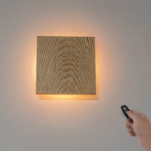 Load image into Gallery viewer, Handmade Natural Wooden Convenient Hook Wall Sconce Go Wire-Free Battery Background Light