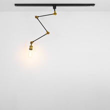 Load image into Gallery viewer, Adjustable Angle Direction Track Lamp E26 Gold Bronze Mini Base Vintage Design Lighting