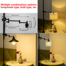 Load image into Gallery viewer, Customized Modern Stand Light Mounted On Support Rod Indirect Lamp Plug in Cord Angle-Adjustable