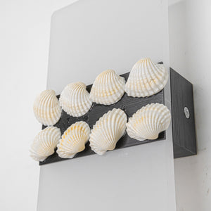 White Acrylic with 3D Shells Handmade Corded Wall Sconce Modern Design For Bedside Store Office