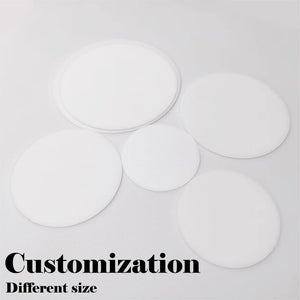 9.8 inch Round Diffuser Acrylic Shade with Clip Adapter Pendants Light Frosted White 2 Packs