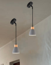 Load image into Gallery viewer, Sloped Position Ceiling Light Fixture Grey Modern Hanging Lamp Inclined Roof Home