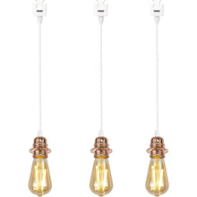 Load image into Gallery viewer, Track Pendant Lights with Aluminum Holder, Lighting Fixture for Kitchen Island Hallway