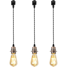 Load image into Gallery viewer, Track Pendant Lights with Aluminum Holder, Lighting Fixture for Kitchen Island Hallway