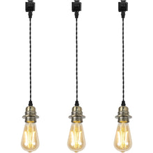 Load image into Gallery viewer, Track Pendant Lights with Aluminum Holder, Lighting Fixture for Kitchen Island Hallway