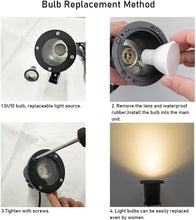 Load image into Gallery viewer, Outdoor Waterproof Clip-On Wall Light, 9.8 Ft Plug in Cord, Dimmable, Remote Control, GU10 Bulb