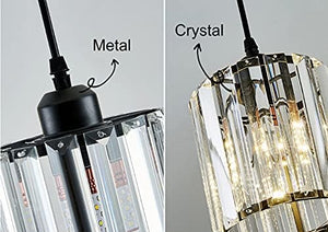 Full Spectrum 4500K 10W Adjusted Light Beam Range 15°-60° Track Light Crystal Shade Modern Design