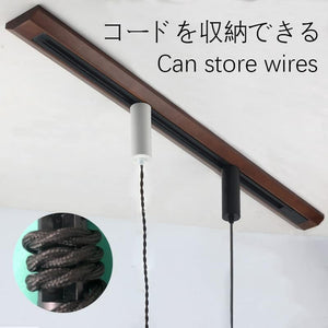 Retractable Lift Track Lighting Pendants with Industrial Aluminum Socket for Kitchen Dinning Table