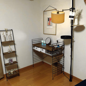 Customized Modern Stand Light Mounted On Support Rod Indirect Lamp Plug in Cord Angle-Adjustable