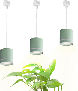 Track Pendant Light Full Spectrum Adjusted Height Linear for Dining 3 Lights Custom Plant Grow Light