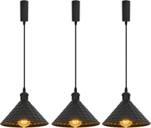 Load image into Gallery viewer, Black, Green Or White Modern Track Pendant Light Adjustable Or Fix Length For Kitchen Shop