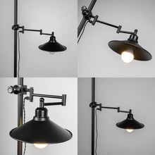 Load image into Gallery viewer, Mounted On Support Rod Indirect Lighting Plug in Cord Angle-Adjustable Stand Light for Reading