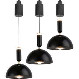 Modern Track Pendant Light Adjustable Length for Living Room Kitchen Island Shop