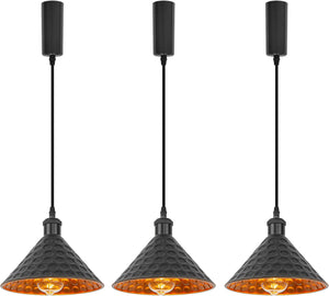 Black, Green Or White Modern Track Pendant Light Adjustable Or Fix Length For Kitchen Shop