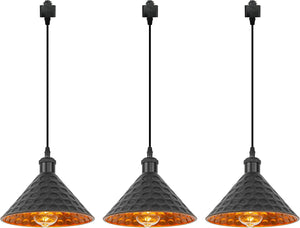 Black, Green Or White Modern Track Pendant Light Adjustable Or Fix Length For Kitchen Shop