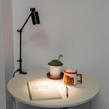 Load image into Gallery viewer, Clip-on Dimmable Spot Lamp 7W Focus Lighting Remote Control 9.8 Feet Plug in Button Cord