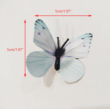 Load image into Gallery viewer, Simulation Butterfly  3d Wedding Photography  Window  Wall Decoration Refrigerator Magnet Stickers