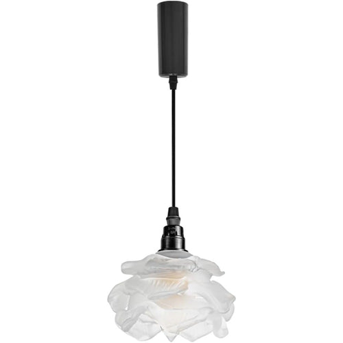 Flowers Shade Glass Track Light E12 Base 3.2Ft Adjusted Modern Track Lamp For Kitchen Stairs