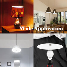 Load image into Gallery viewer, 9.8 inch Round Diffuser Acrylic Shade with Clip Adapter Pendants Light Frosted White 2 Packs