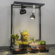 Load image into Gallery viewer, 1 Track Rail Track Light No Bulb Track Mini Fans White Plant Growing Kit For Plants Air Circulation