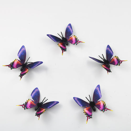 Butterfly Pattern Decorative Accessories 3D Magnet Adsorption Indoor Atmosphere Opening Activities