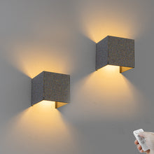 Load image into Gallery viewer, Colorful Glass Diamond Square Remote Control Battery Lamp No Wire Required