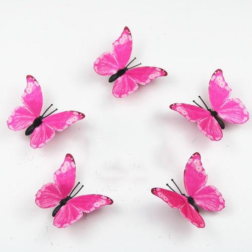 Butterfly Pattern Decorative Accessories 3D Magnet Adsorption Indoor Atmosphere Opening Activities