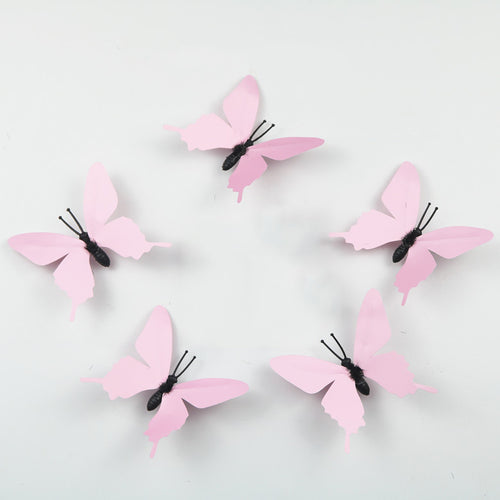 Butterfly Pattern Decorative Accessories 3D Magnet Adsorption Indoor Atmosphere Opening Activities