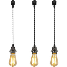 Load image into Gallery viewer, Track Pendant Lights with Aluminum Holder, Lighting Fixture for Kitchen Island Hallway