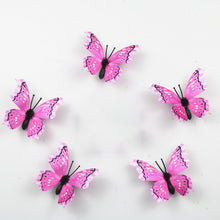 Load image into Gallery viewer, Multi Colour Butterfly Simulative 3d Wedding Photography  Window  Wall Decoration Refrigerator Magnet Stickers