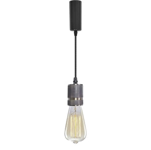 Retractable Lift Track Lighting Pendants with Industrial Aluminum Socket for Kitchen Dinning Table