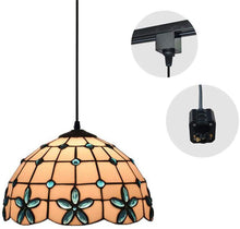 Load image into Gallery viewer, Tiffany Track Pendant Light,Color Glass Lampshade