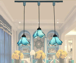 Track Lighting Mediterranean Style PMMA Pendant Lamp