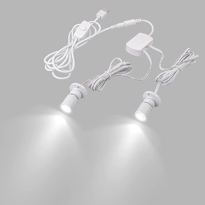 USB LED Dimmable Spotlight Mini Accent Light Multiple Color Light Source